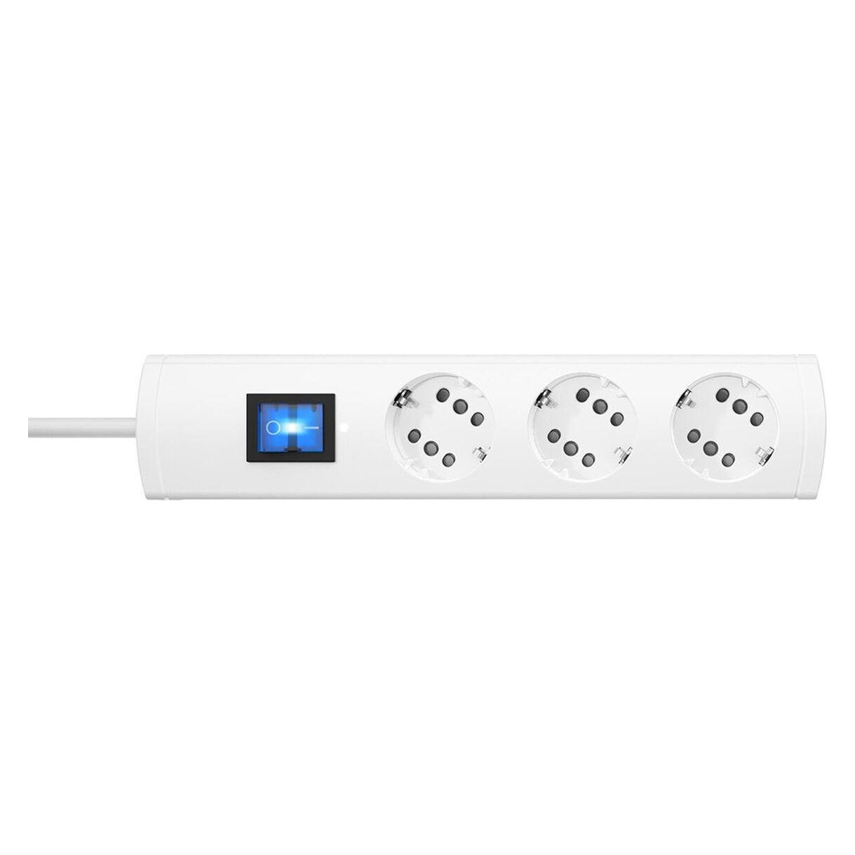 Kopp 233802006 Innenraum 3AC-Ausgänge Weiss Verlängerungskabel (3x, CEE 7/3, 1.40 m) (233802006)