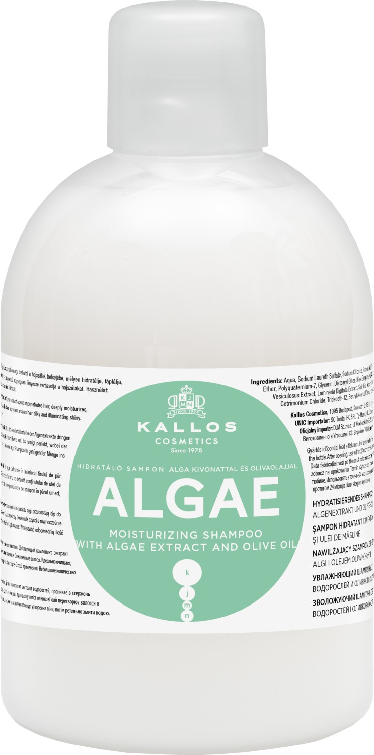 Kallos KJMN Algae Moisturizing Shampoo 1000 ml KA-KJMN1131