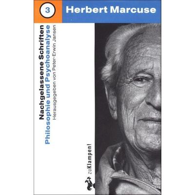 Nachgelassene Schriften / Philosophie und Psychoanalyse, Gebundene Ausgabe von Herbert Marcuse, Zu Klampen Verlag, 978-3-924245-85-6