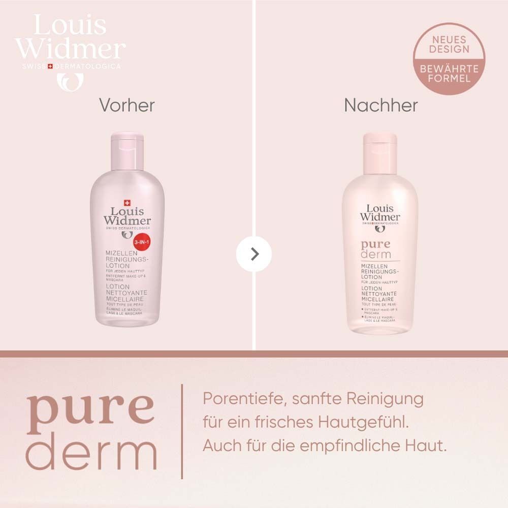 Louis Widmer Widmer purederm Mizellen Reinigungslotion o.P. 200 ml Lotion