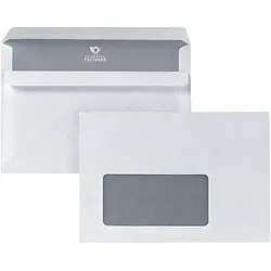 Posthorn, Briefumschlag, Briefhüllen C6 oF/sk 75g weiss Packung 1000 Stück (C6, 1000x)