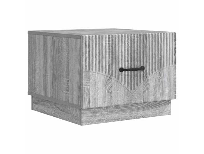 KKgypkn Couchtisch Graues Sonoma 49 x 50 x 37 cm Holzwerkstoff Vintage Design, Schubladen Stauraum, pflegeleicht, vielseitig für Wohnzimmer oder Büro