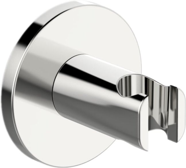 Hansa Support de douche mural HANSALIVING Rosace ronde, chrome (44440163)