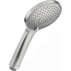 Duravit Handbrause 3-jet 110, Minusflow, UV0652016070, Farbe: Edelstahl gebürstet