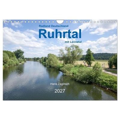 Ruhrtal mit Lennetal - Radland Deutschland (Wandkalender 2027 DIN A4 quer), CALVENDO Monatskalender
