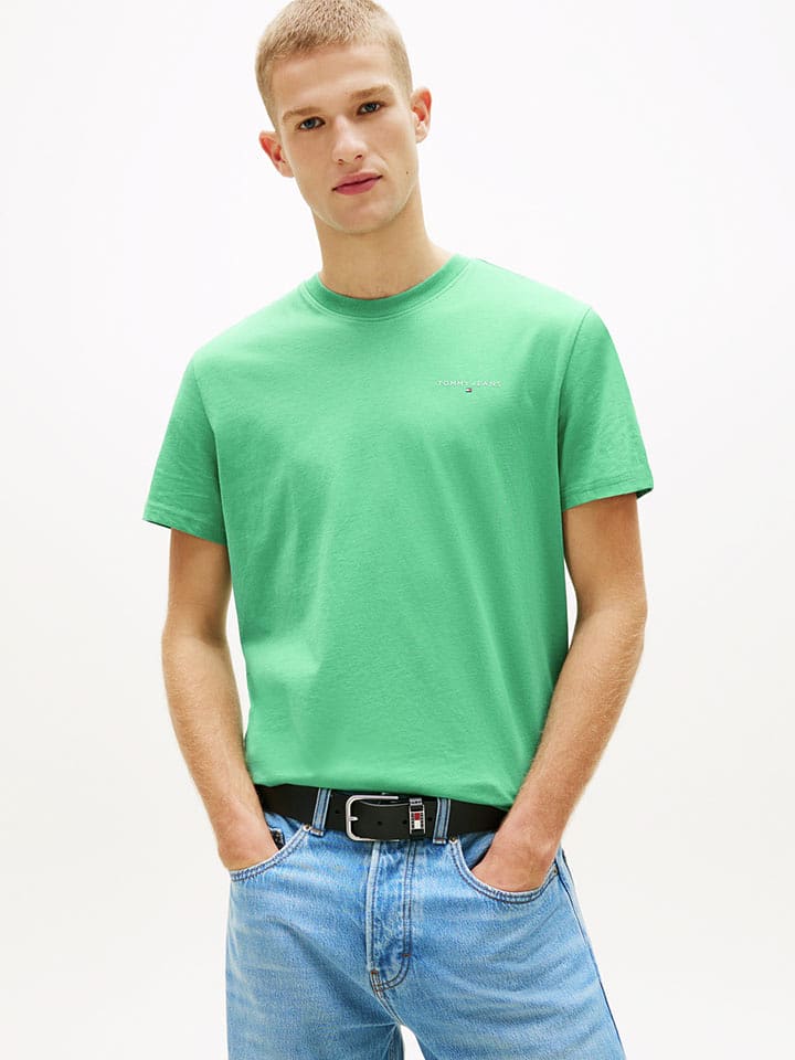 TOMMY JEANS Shirt in Grün - L