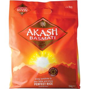 AKASH Reis Basmati aus Indien, Langkorn, lose, 5 kg