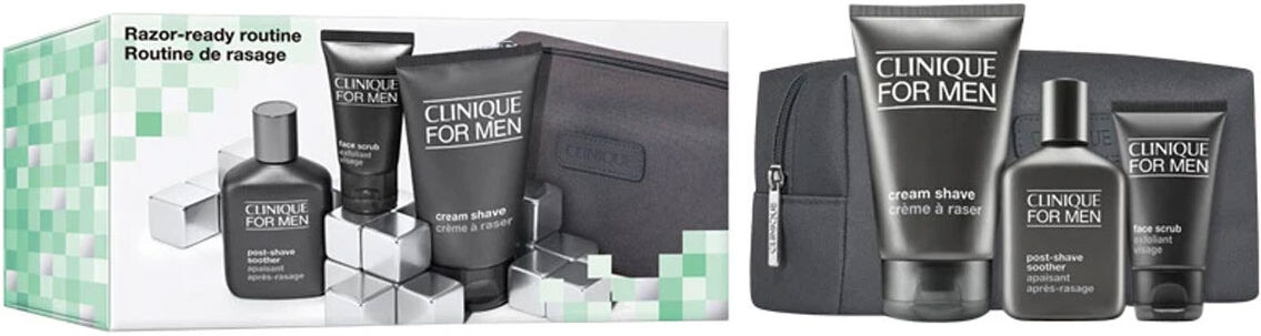 Clinique For Men Razor-Ready Routine SET 1 Set 1 Set