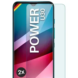 moex Klares Panzerglas für Wiko Power U30 – passgenaue 9H Schutzfolie für zuverlässigen Displayschutz – ShockProtect Klar