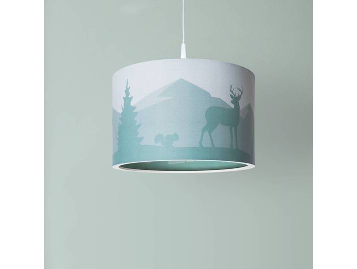 Elobra Hängelampe Wald, dimmbar, grün, für Kinderzimmer, Kunststoff, Pendelleuchte