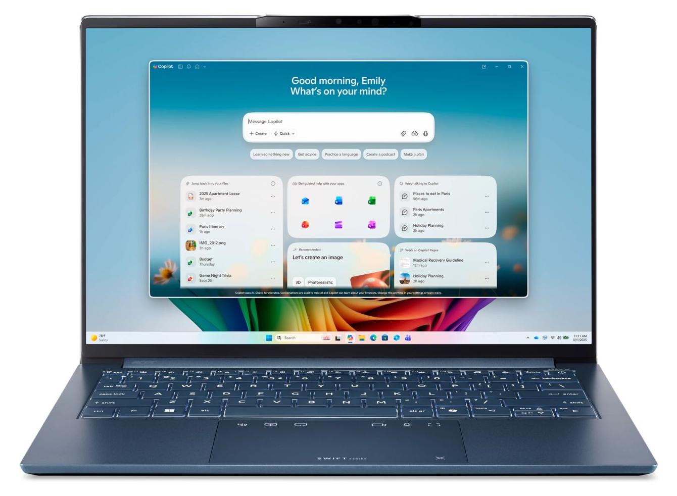 Acer Swift Go 14 AI SFG14-I71-5906 Notebook