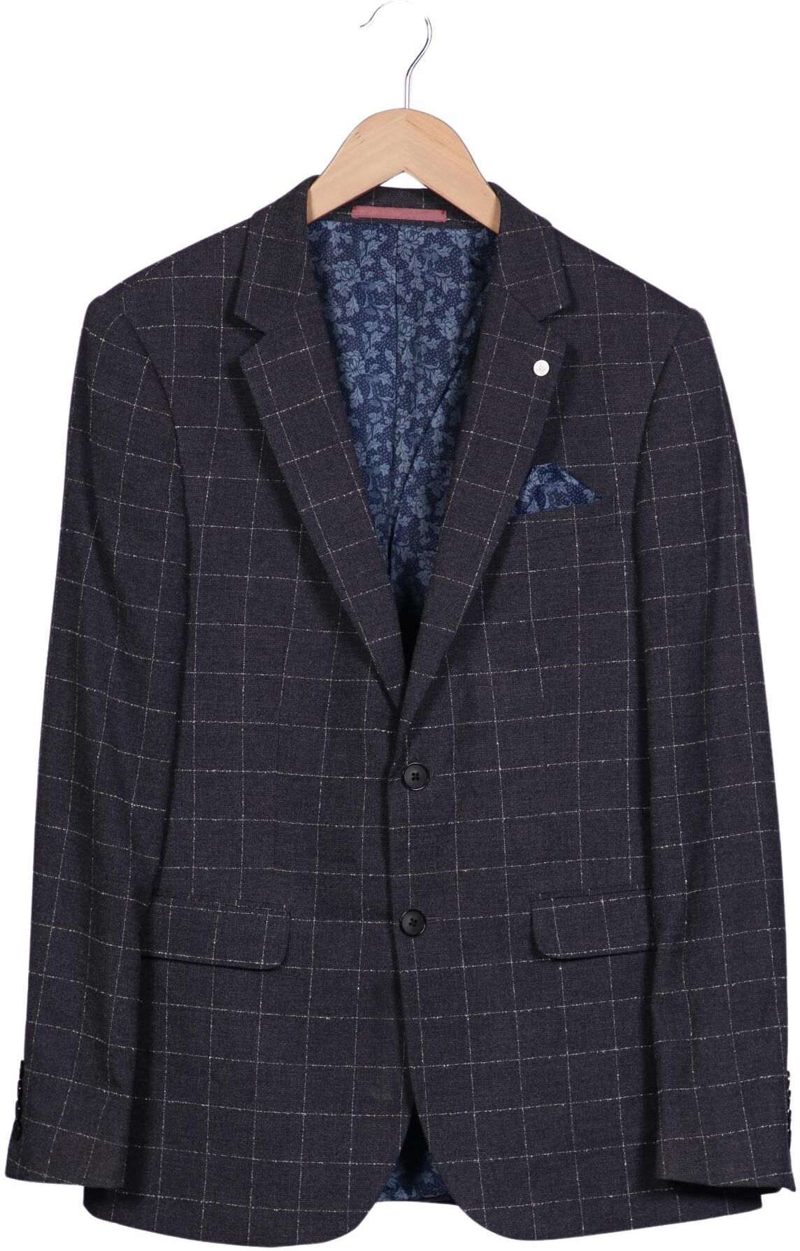 Burton London Burton  London Herren Sakko, Mehrfarbig, Gr. L (Uk/Us 40), Synthetik / Viskose / Elasthan - Second Hand