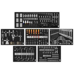Werkzeugeinlagen Set mit 6 Einlagen Industrial Line "Twin Advance"