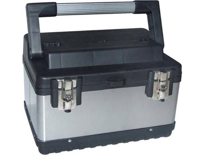 Perel Gereedschapskoffer OTBA5 - RVS - Aluminium handgreep - 380 x 270 x 225 mm