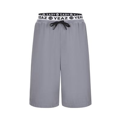 Shorts YEAZ "Shorts INSTRUCTOR", Herren, Gr. L, US, grau, Obermaterial: 88% Polyester PES. 12% Elasthan EL., Hosen Shorts