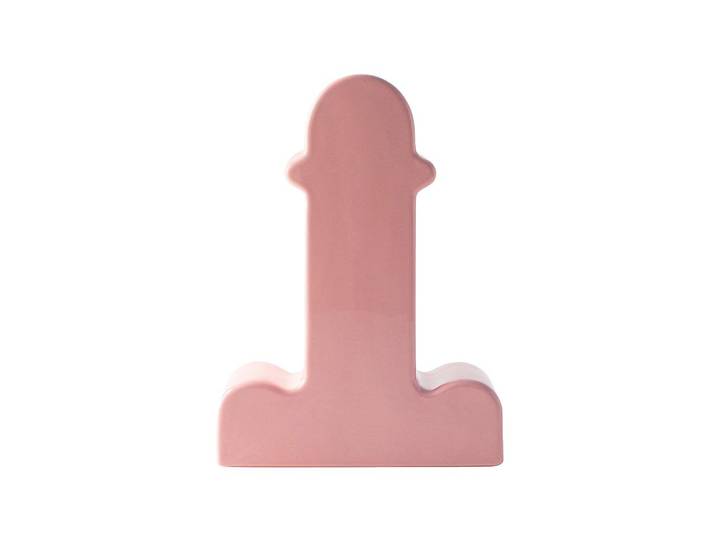 BD BARCELONA DESIGN vase SHIVA (Rose - Vase en céramique émaillée)