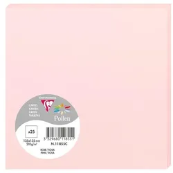 Pollen 250x Karte Pollen 135x135mm 210g - Rosa 11855C