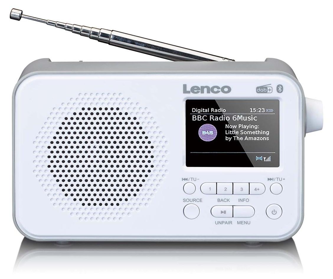 Lenco DAB+ Radio PDR-036WH, wit