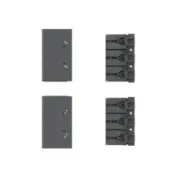 ABB HTC_BSwithbackshieldXT53p Anschlussabdeckungen, hoch, nur für rückseitigen Anschluss, 3polig Zubehör für XT5 1SDA105043R1
