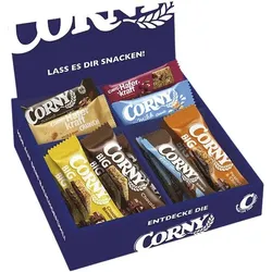 Corny Sortimentskarton Müsliriegel 37 Stück