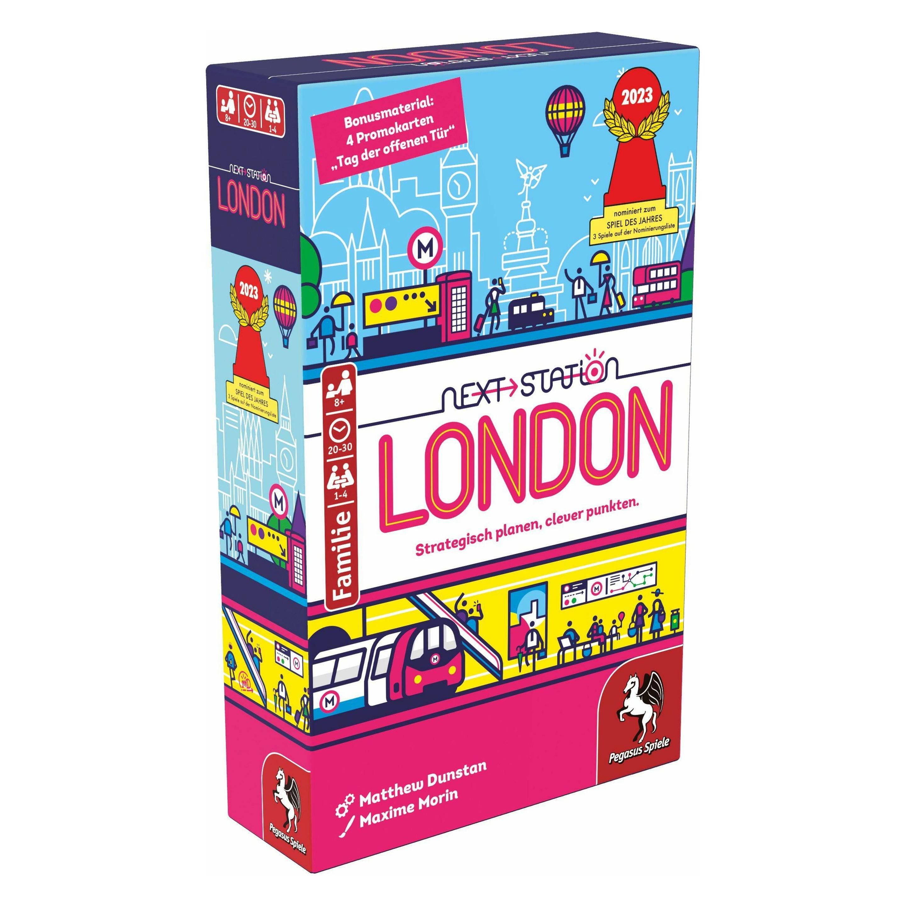 Pegasus Next Station London (Deutsch, Englisch, Französisch, Italienisch, 1 - 4 Spieler) (57140G)
