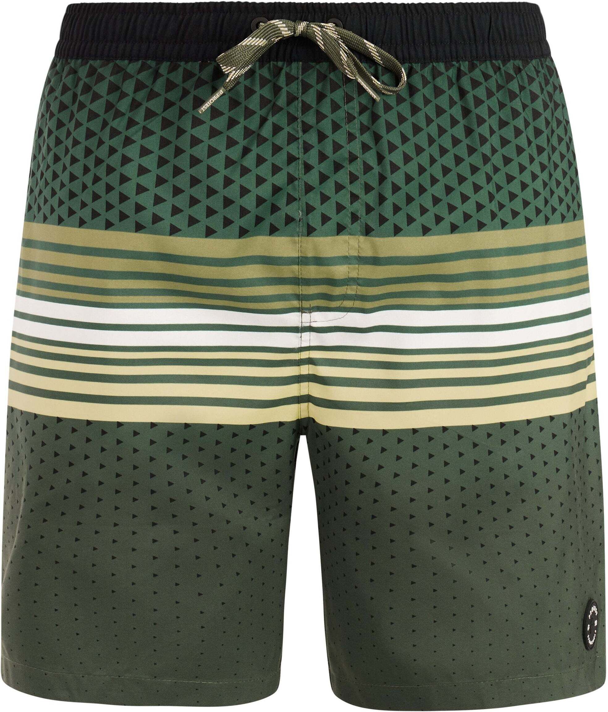 Badehose PROTEST "Badehose PRTLatika", Herren, Gr. S, EURO, grün (thyme), Obermaterial: 100% Polyester PES., Badehosen Badehose thyme S, EURO