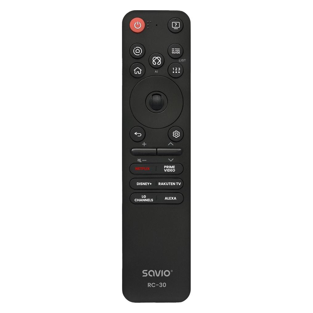 Savio RC-30 Fernbedienung IR/Bluetooth Drucktasten (Universal Fernbedienung, Bluetooth, Infrarot) (RC-30)