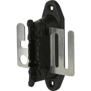 AKO Isolatoren Profi, mit Niroplatte, Bandtorisolator, für Band & Torgriff, aus Kunststoff, 4 Stück
