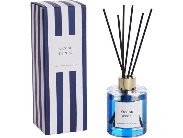 Diffusor Milena blau Ocean Breeze 120 ml - Material: Glas