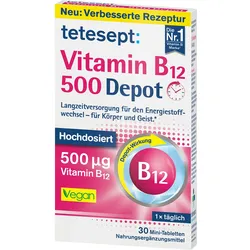 Tetesept Vitamin B12 500 Depot 30 ST