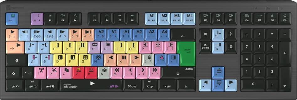 LogicKeyboard Avid Media Composer Astra 2 Classic UK (Mac)