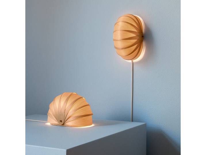 ST908 Tischlampe Birkenholz natur 19 cm G9 - Tom Rossau - Wohnzimmer - Design - Einflammig