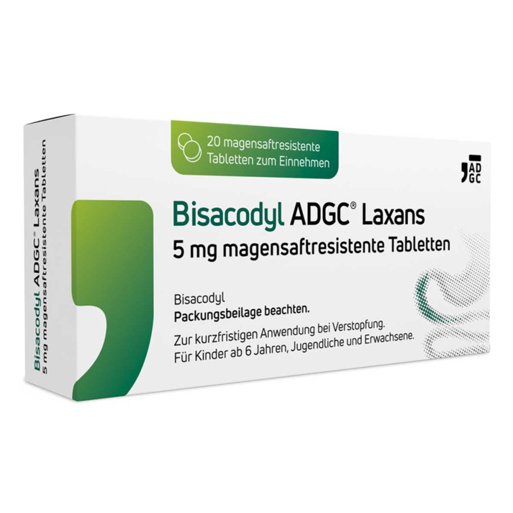 Zentiva Pharma GmbH Bisacodyl ADGC Laxans 5 mg 18026537