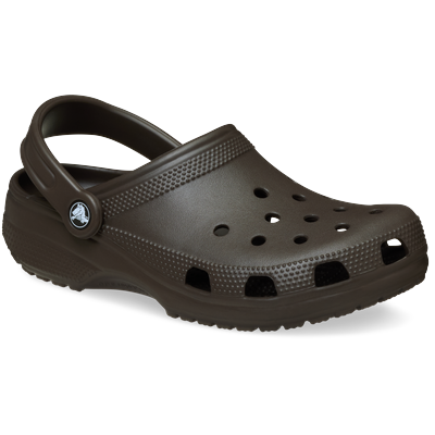 Clog CROCS "Classic", Gr. 43, braun (espresso), Croslite™, Schuhe Clog, Sommerschuh, Gartenschuh, Poolslides, mit typischem Logo
