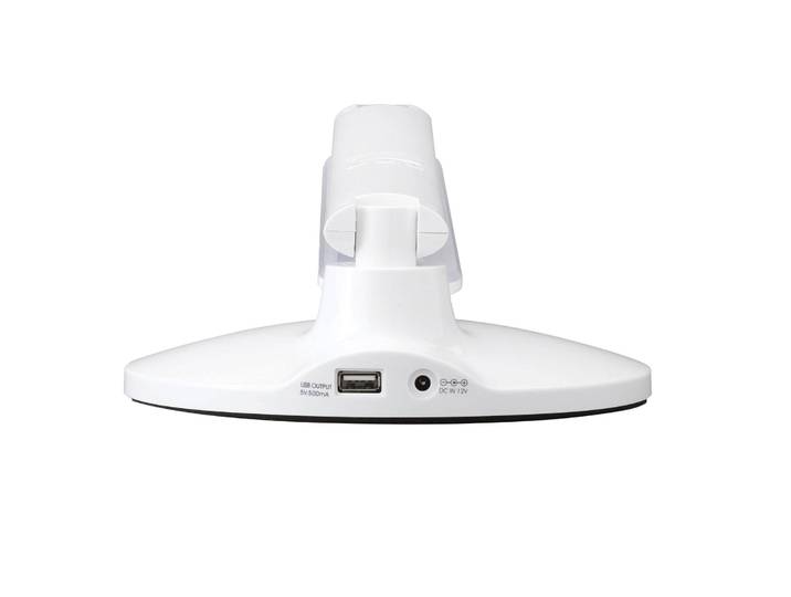 Aluminor LED Schreibtischlampe Success, dimmbar, weiß / opal, für Arbeitszimmer / Büro, Aluminium, Modern, LED Tischlampe