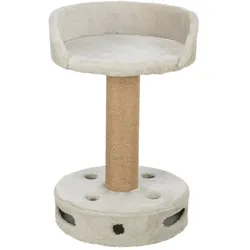 TRIXIE Kratzbaum Dalia mit Bettchen und Spielfuß, 54 cm, grau