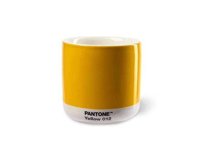 Becher Pantone by Copenhagen Design 220 ml, 1 Stück , gelb, Ø:8,7cm, Trinkgefässe, Becher