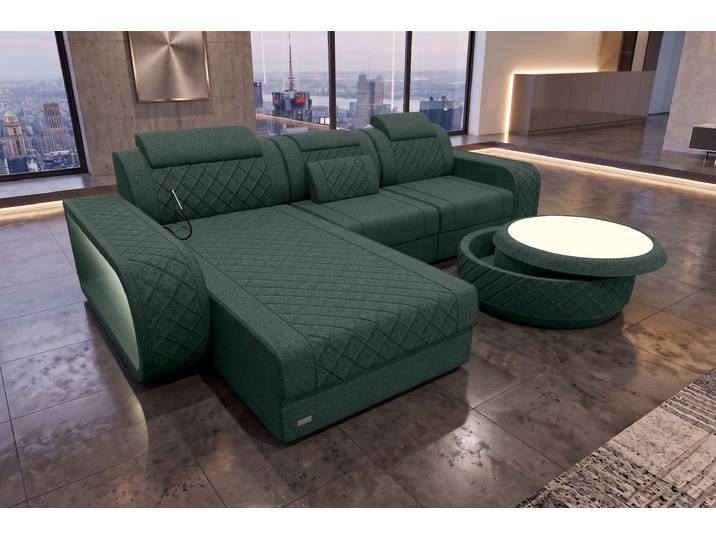 Ecksofa Berlin L Form Stoffsofa