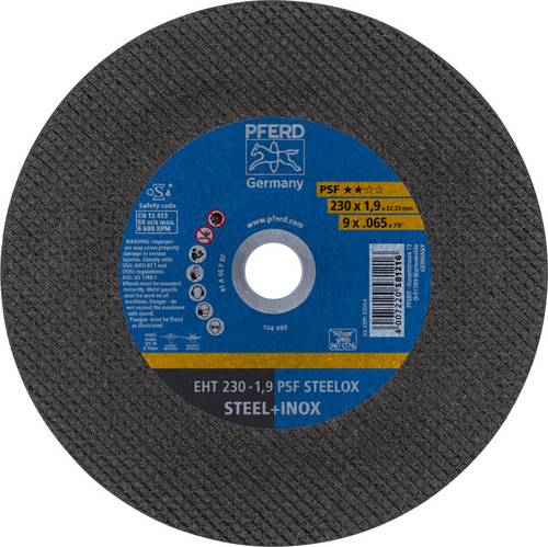 Trennscheibe PSF STEELOX D230x1,9mm ger.INOX Bohr.22,23mm PFERD