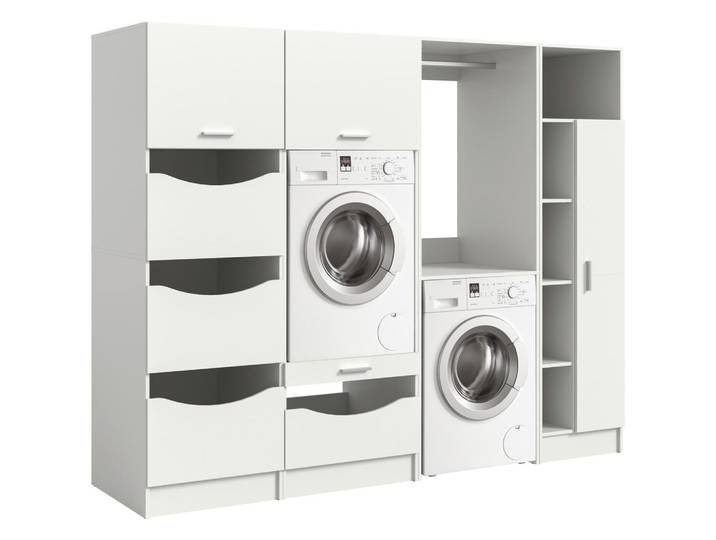 HAUSWIRTSCHAFTSRAUM Free Weiß B: 242cm