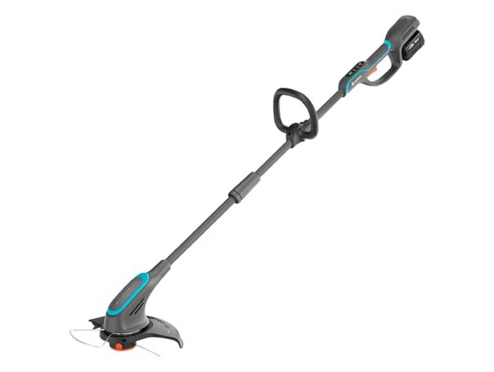 Gardena Coupe-Bordures sur Batterie PowerTrim 30/18V P4A - Kit prêt à l’Emploi: Puissant\, Fil Nylon 2 mm\, Réglable\, pour Herbe Dense\, sans Fil (14703-20)
