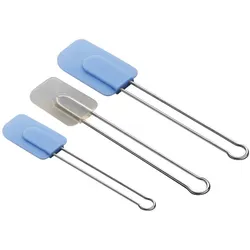 Kelomat Teigschaber Silikon 11 cm Griff Edelstahl
