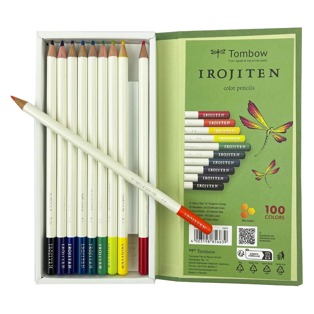 Tombow Künstlerfarbstift Irojiten (10x) (CI-RV-10C)