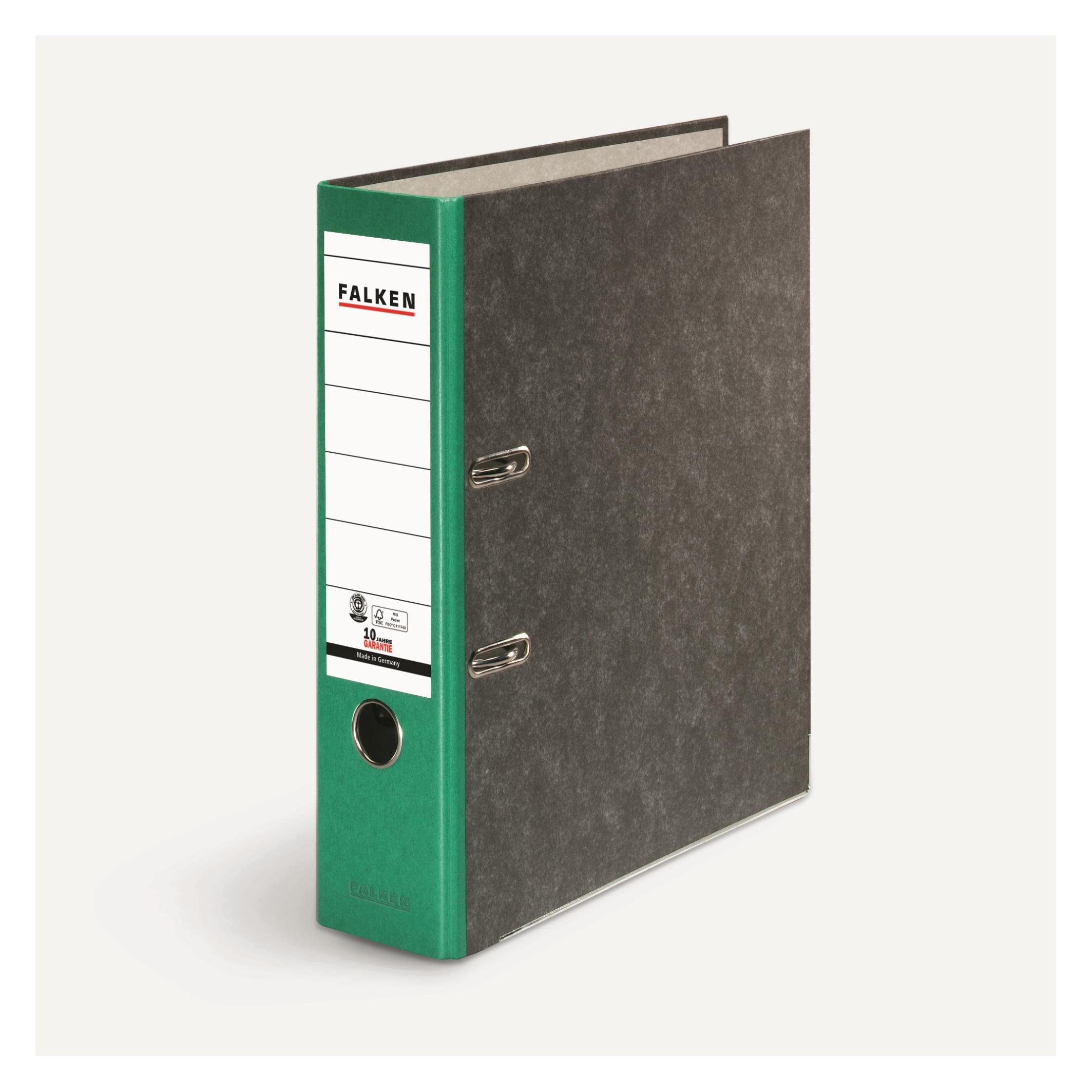 Falken Ordner Rückenbreite: 80 mm Verwendung für Papierformat: DIN A4 (A4, 80 mm, 1 Stk.) (80024714)