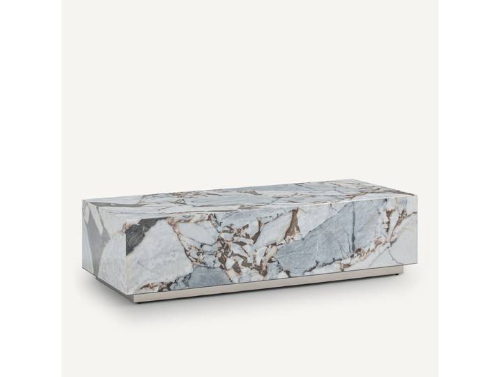 AM.PM Table basse cube en marbre, Alcana Marbre