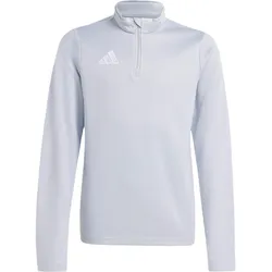 Adidas, Jungen, Sportshirt, Entrada Trainingsoberteil, hellgraues Kinder-Sweatshirt (128), Grau, 128