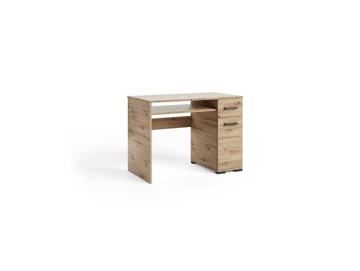 SCHREIBTISCH ALBANO 90x56x75 cm Bürotisch Computertisch, Eiche Artisan