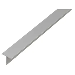 Alberts® BA-Profil, T-Form, Alu, Länge: 2,6m, versch. Breiten-35 x 35 mm-3 mm