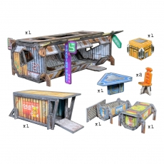 Battle Systems Tabletop Terrain - Trade Container (14 Teile) - englisch 293318