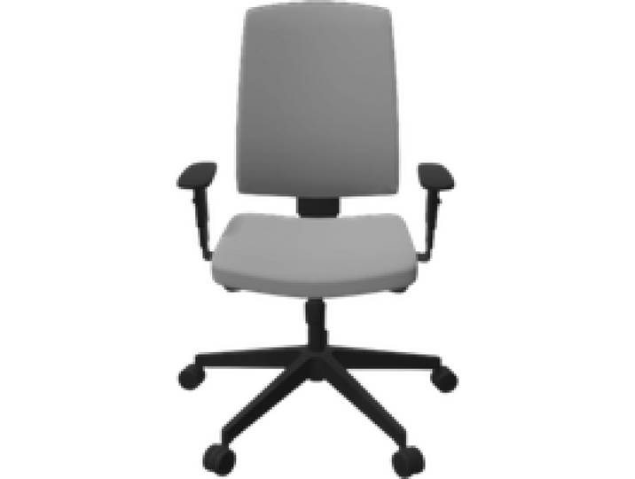Fauteuil de bureau dossier capitonné et accoudoirs réglables Raya 23S